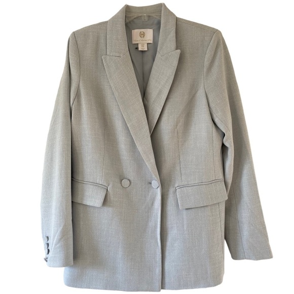 House of Harlow 1960 Double Breasted Boyfriend Blazer NWOT Large - Picture 13 of 14